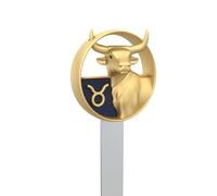 METALMORPHOSE - Marque-page Signe du Zodiaque Taureau - Signe Astrologique Taureau - Cadeau Homme, Femme et Enfant