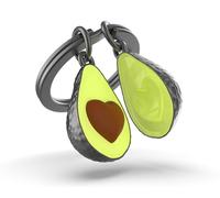 METALMORPHOSE - Porte-clés Avocat Mignon Love - Veggie - Cadeau Original Homme et Femme