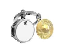 METALMORPHOSE - Porte-clés Batterie - Porte Clé Instrument de Musique - Cadeau Original Homme et Femme