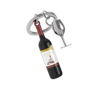 METALMORPHOSE - Porte-clés Bouteille de vin et son verre - MTM301-01