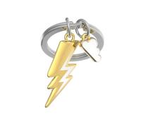 METALMORPHOSE - Porte-clés Eclair & Son Nuage - Accessoire Original - Cadeau Homme, Femme & Enfant - MTM157-01