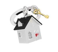 METALMORPHOSE - Porte-clés Maison du Bonheur - Porte Clés Emménagement - Cadeau Homme et Femme