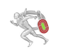 METALMORPHOSE - Porte-clés Métal 3D Athlétisme - Passion Sport, Cadeau Homme, Cadeau Femme, Cadeau Jeux Olympiques