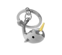 METALMORPHOSE - Porte-clés Narval argenté - MTM122-01