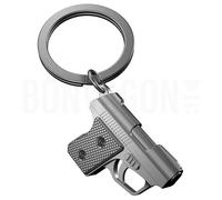 METALMORPHOSE - Porte-clés Pistolet noir Hold Up! - MTM973