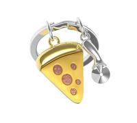 METALMORPHOSE - Porte-clés Pizza - Porte-clés Fun - Food & Gastronomie - Accessoire Original - Cadeau Homme, Cadeau Femme