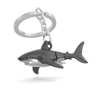 METALMORPHOSE - Porte-clés Requin Articulé - Porte clés Shark - Animaux Marins - Cadeau Homme et Femme