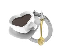 METALMORPHOSE - Porte-clés Tasse à café cœur et sa cuillère - MTM216-01