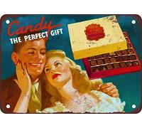 Metalsigns The Grande Duchesse Candy Reproduction de Plaque en métal Style Vintage 20,3 x 30,5 cm