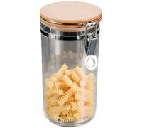 Metaltex 187104010 Bocal de conservation Couvercle bambou 1 l