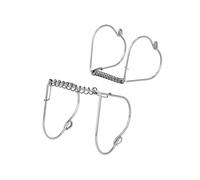 Metaltex 200450010 Support à roulades inoxydable, argent (pack de 4)