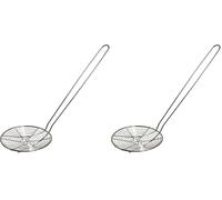 Metaltex 201014010 Écumoire Étamé, Argent (Lot de 2)