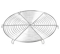 Metaltex 20203210 Refroidisseur à gâteaux galv. rond 32cm, argent (1 pièce)