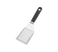 Metaltex 204450038 spatule pour barbecue plancha, 4.5 x 7.8 x 27 cm, Argent/Noir