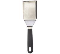 Metaltex 204450038 spatule pour barbecue plancha, 4.5 x 7.8 x 27 cm, Argent/Noir