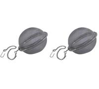 Metaltex 2047402 Thé/d'Épices Balle avec Chaine INOX 7,5 cm (Lot de 2)