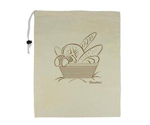 Metaltex 239243 Sac à Pain Coton Blanc 34 x 43 cm