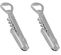 Metaltex 250511 Tire-Bouchon Limonadier Acier Inoxydable Argent 14 cm (Lot de 2)