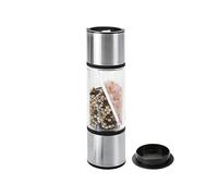 Metaltex 252808010 Duo salière/poivrier Inox