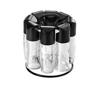 Metaltex 252876080 Étagère à épices Spice-8, transparent/noir