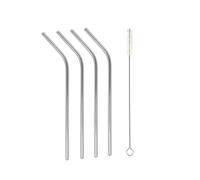 Metaltex 253181000 Pailles à Gourde Acier Inoxydable Nickelé