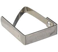 Metaltex Pinces à nappe 254500 – inox argent 5,5×4×1 mm – Lot de 4