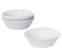 Metaltex 257773080 Moules à muffins, blanc (paquet de 75)