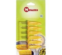 Metaltex 259806080 Carte Porte-épis de maïs, jaune (pack de 6)