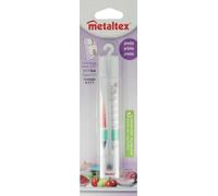 Metaltex 298-044000 Thermomètre à réfrigérateur avec échelle de 0,5 degré, blanc