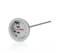 Metaltex 298046 Thermomtre de cuisson et de grill Acier inoxydable, Argent