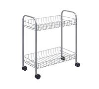 Metaltex 341302 Chariot Multifonctions Argent 28 x 28 x 18 cm