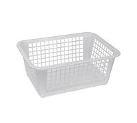 Metaltex 349804 Panier en Plastique Blanc 26,6 x 36 x 14,3 cm
