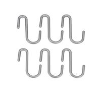 Metaltex 35070814180 Crochets-City Line, Plastic, Gris, 5 x 7 cm