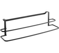 METALTEX 352603000 Galileo Porte-serviettes double Lava, TouchTherm, noir mat / économiseur d'espace