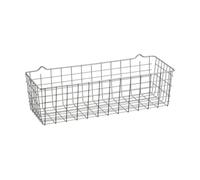 Metaltex Panier à poser Koala 36.17.01 Polytherme Tous usages Argent/Blanc 33 x 12 x 9 cm