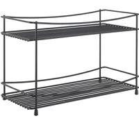 METALTEX 360862000 Oregano-2 Lava Étagère à épices 2 pièces 33 x 16 x 21 cm TouchTherm, noir mat