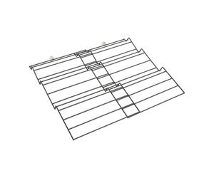 Metaltex 361375000 Étagère à épices en métal Noir