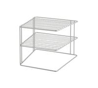 Metaltex 36400239095 Étagère d'angle Palio à 2 Étages 25 x 25 x 19 cm