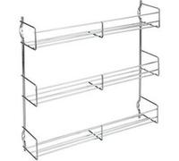 Accessoire de cuisine GENERIQUE Metaltex 364613010 étagère à épices 3 étages 30 x 7 x 30 cm chromé