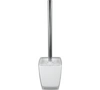 Metaltex 401038014 Style Brosse Plastique/Acier Inoxydable Blanc/Transparent 10 x 10 x 37,5 cm