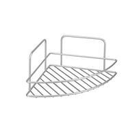 Metaltex 404210 Etagère de Coin pour Douche Argent 28 x 28 x 18 cm