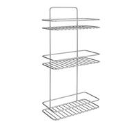 Metaltex 404214 Etagère de Salle de Bain avec 3 Étages Métal Multicolore 28 x 28 x 18 cm