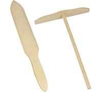 Metaltex 579701010 Spatule à crêpes, bois, naturel (1 set)