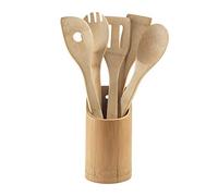 Metaltex 589725000 Set de 6 ustensiles de cuisine Bambou