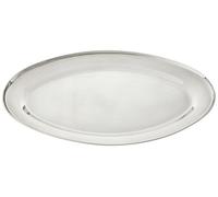 Metaltex 690704 Platter Ovale Acier Inoxydable Argent 28 x 18 x 18 cm
