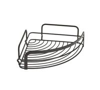 Metaltex Ang Étagère d'angle, Noir, 20x20x6