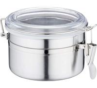 Metaltex boîte à provisions avec couvercle acrylique, 0,7 litre, argenté