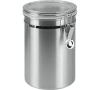 Metaltex boîte à provisions avec couvercle acrylique, 2,0 litres, argenté