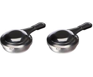 Metaltex Brûleur à Fondue - brûleur pour Service à Fondue - réchaud à Fondue - Dia.9 cm (Lot de 2)