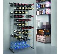 Metaltex Casier à bouteilles Bardolino pour 72 bouteilles Argent G